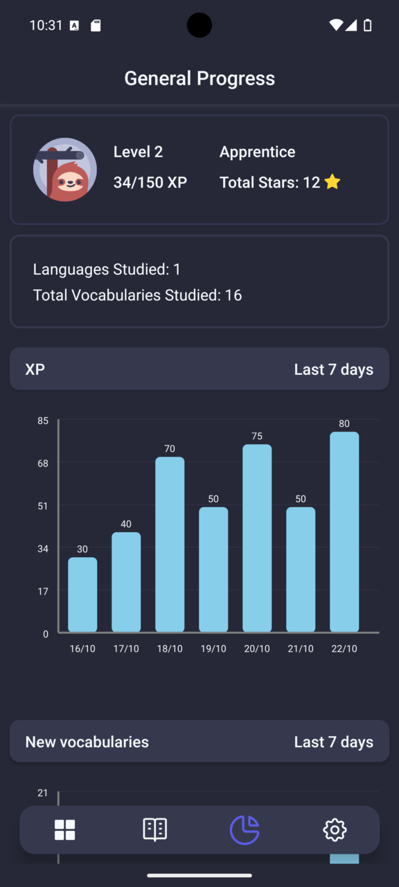Lingoia - Learn a new language having fun and with progress